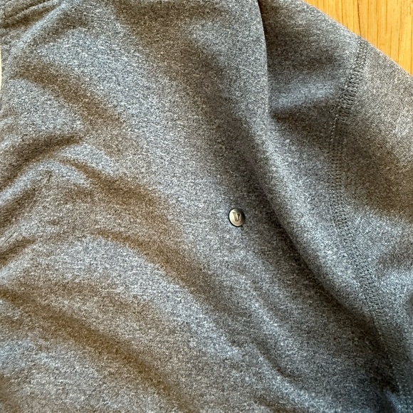 Vuori Performance Full Zip Hoodie Jacket Grey Marl Striped Lined Hoodie L - Picture 7 of 9